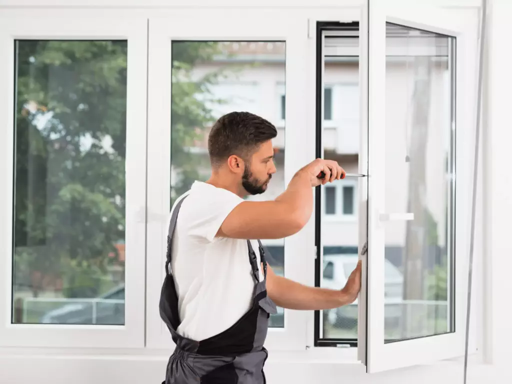 Glass replacement in aluminum windows
