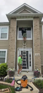 Large window glass replacement in Plainfield IL