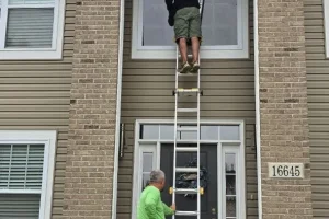 Large window glass replacement in Plainfield IL